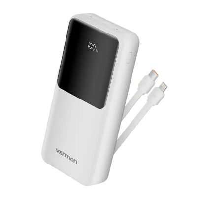 Vention 20000mAh Power Bank - White