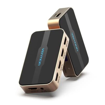 Vention 5 In 1 Out HDMI Switch 4K@60Hz with Remote Black
