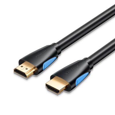 Vention Round HDMI Cable 4K@60Hz Length 10-Meter Black