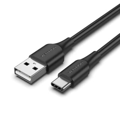 Vention USB 2.0 A Male to C Male 3A Cable 2M Black