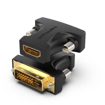 Vention Reverse HDMI Female to DVI 24+1 Male Converter Black