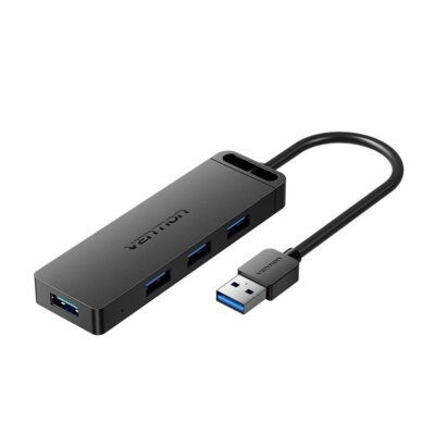 Vention 5-in-1 USB 3.0 Hub Blue Aluminum Alloy