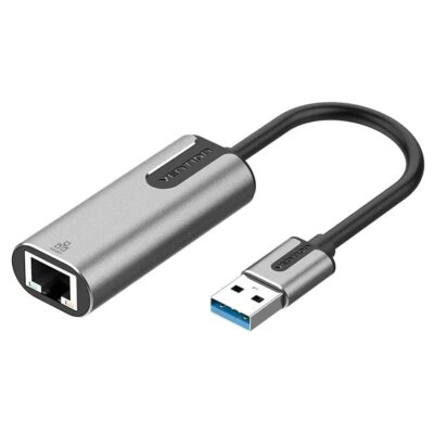 Vention USB 3.0 to Gigabit Ethernet Adapter Gray Aluminum Alloy (Standard)
