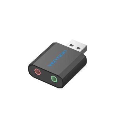 Vention USB External Sound Card Black Metal
