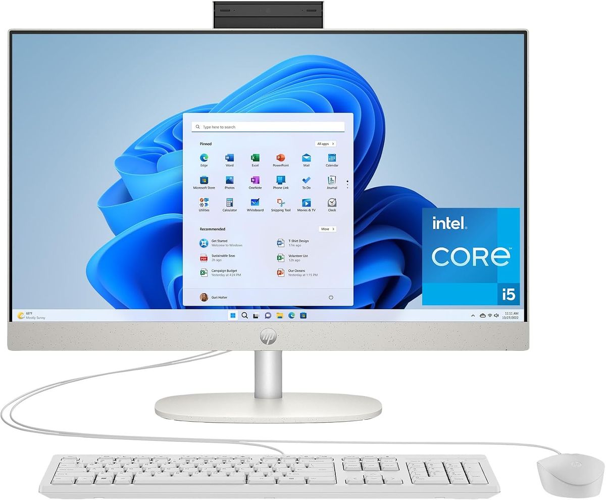 HP AIO 24-cb1023nh, Core i5-1235U, 8GB RAM, 512GB SSD, 23.8" Touchscreen, White 1 HP AIO 24-cb1023nh, Core i5-1235U, 8GB RAM, 512GB SSD, 23.8" Touchscreen, White