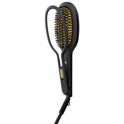 Porodo Lifestyle Ceramic Hair Straightener with 4 Temperature Levels Black Gold