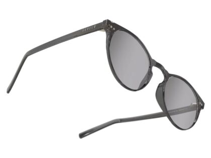 Levelo Corvin Round-Shaped TR CP Frame Polarized Lens Sunglasses with Pouch Grey