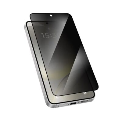 Levelo 2.5D Silk Print High Silicone Aluminum Glass Privacy Screen Protector For Samsung