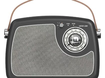 Green Lion Retro Radio Speaker Black
