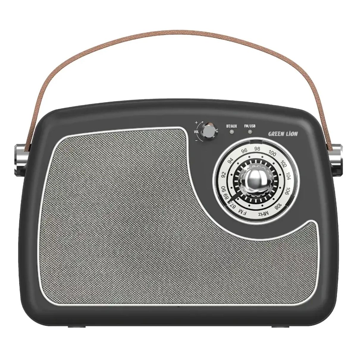 Green Lion Retro Radio Speaker Black 1 Green Lion Retro Radio Speaker Black