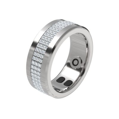 Porodo Jewels Smart Wearable Lady Ring Size 9 Silver