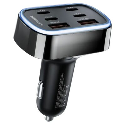 Green Lion High Drive 105W Car Charger PD 35W Black