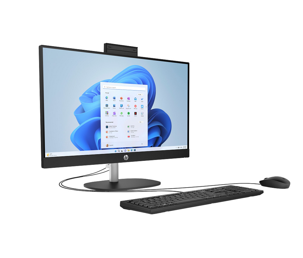 HP 24-cr1073nh All-in-One, Intel Core Ultra 7-155U, 8GB RAM, 512GB SSD, 23.8" Touchscreen, Jet Black 2 HP 24-cr1073nh All-in-One, Intel Core Ultra 7-155U, 8GB RAM, 512GB SSD, 23.8" Touchscreen, Jet Black - Image 2