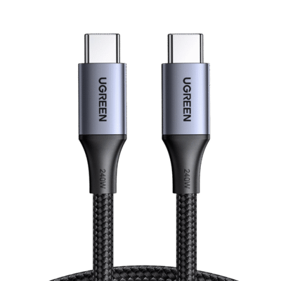 UGREEN US535 240W USB-C to USB-C PD Fast Charging Cable 1m Space Gray