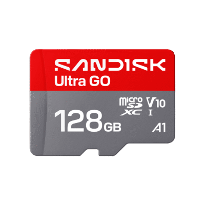 SanDisk Ultra GO microSD UHS-I Card 128GB, Up to 190MB/s, for Smartphones and Tablets (SDSQUGN-128G-GN6MN)