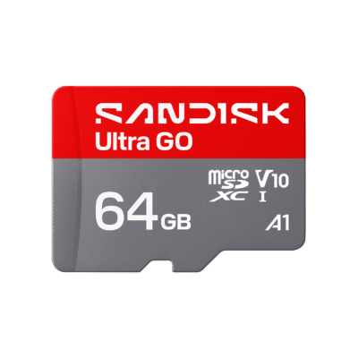SanDisk Ultra GO microSD UHS-I Card 64GB, Up to 140MB/s, for Smartphones and Tablets (SDSQUGN-064G-GN6MN)